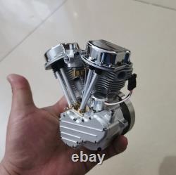 Xichen V Twin Cylinder 4 Stroke Gas Engine Model RC Motorcycle Car Motor Kit