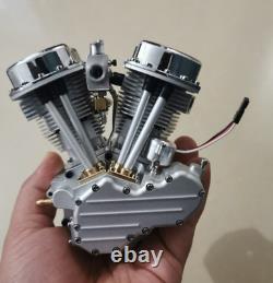Xichen V Twin Cylinder 4 Stroke Gas Engine Model RC Motorcycle Car Motor Kit